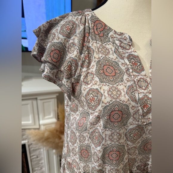 Blu Pepper Multicolor Soft Patterned Mini Dress - Picture 6 of 8